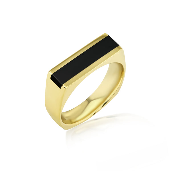 Men's Bar Inlay Ring