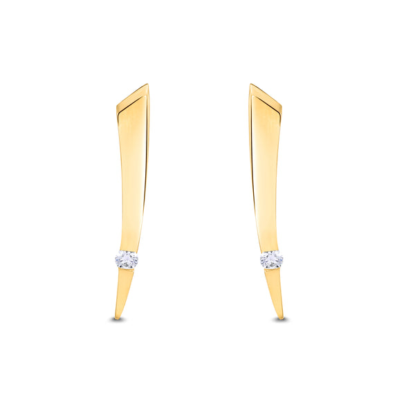 Gold Diamond Earrings
