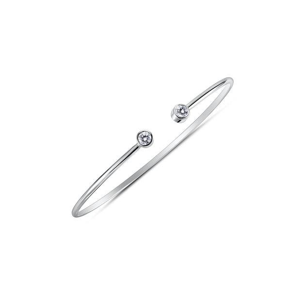 2 Diamond Stud Bracelet 14kw