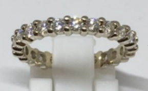 White Gold Diamond Eternity Band
