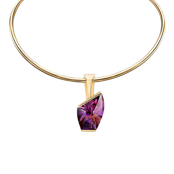 Gold Ametrine Pendant