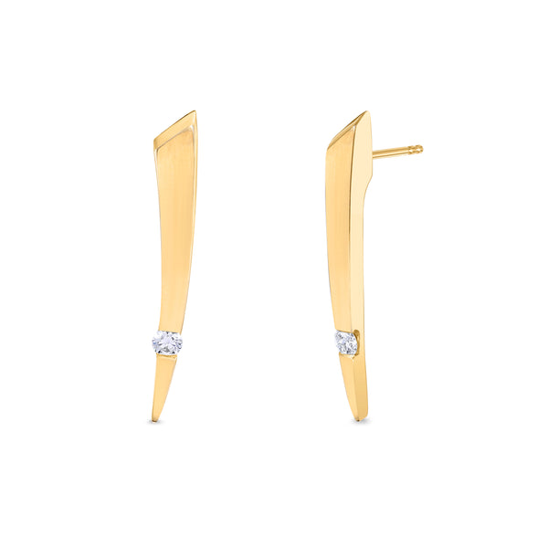 Gold Diamond Earrings